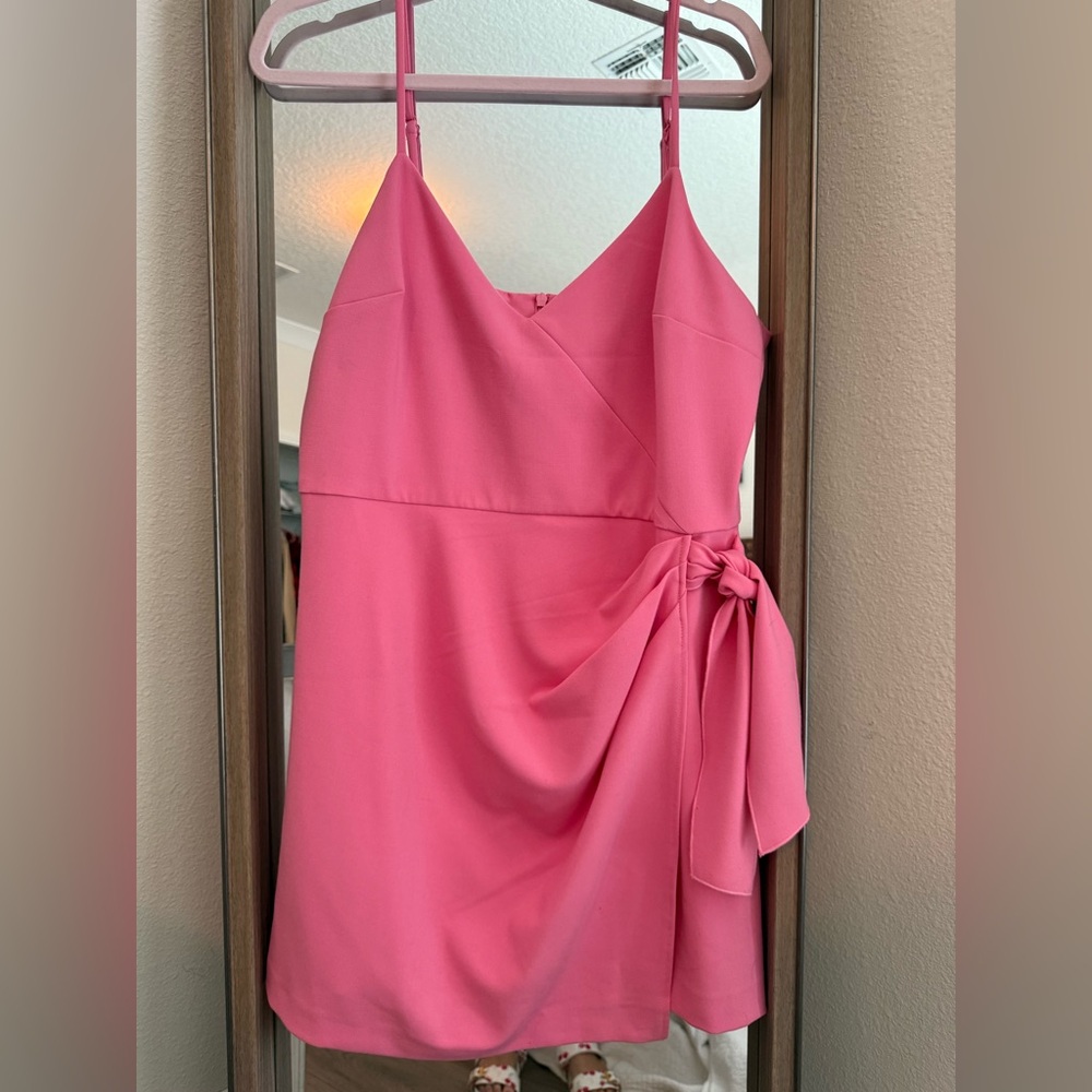 French Connection Vibrant Pink Mini Dress